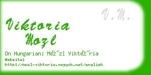 viktoria mozl business card